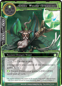 Green Wizard (Stranger) (SDAO2-011) [Alice Origin II Starter Deck] - POKÉ JEUX
