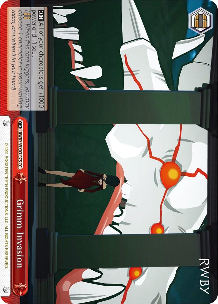 Grimm Invasion (RWBY/WX03-075 CC) [RWBY] - POKÉ JEUX