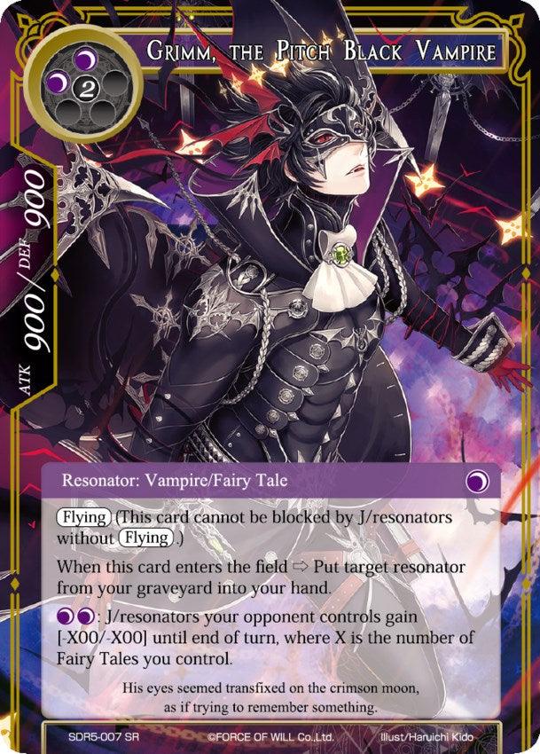 Grimm, the Pitch Black Vampire (SDR5-007) [Starter Deck: Reiya Cluster] - POKÉ JEUX