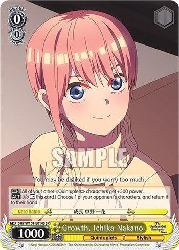 Growth, Ichika Nakano (5HY/W101-E014S SR) [The Quintessential Quintuplets Movie] - POKÉ JEUX