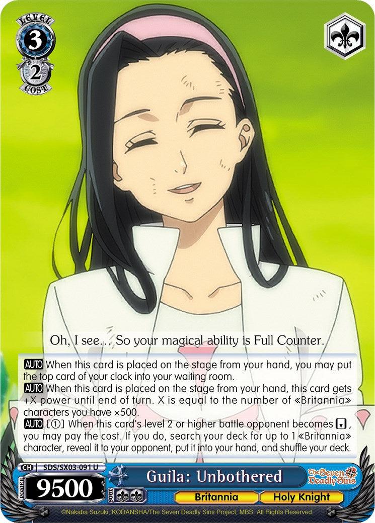 Guila: Unbothered (SDS/SX03-091 U) [The Seven Deadly Sins] - POKÉ JEUX