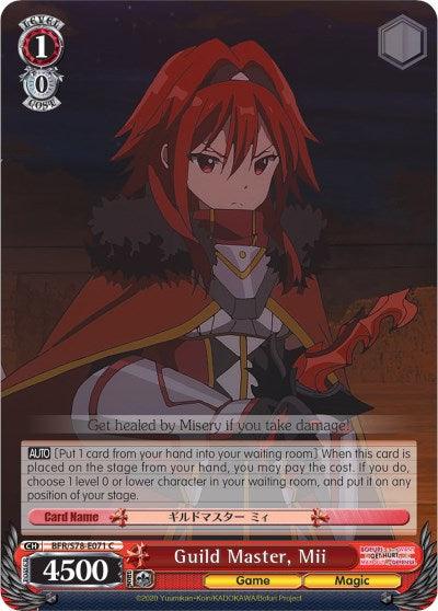 Guild Master, Mii (BFR/S78-E071 C) [BOFURI: I Don't Want to Get Hurt, so I'll Max Out My Defense] - POKÉ JEUX