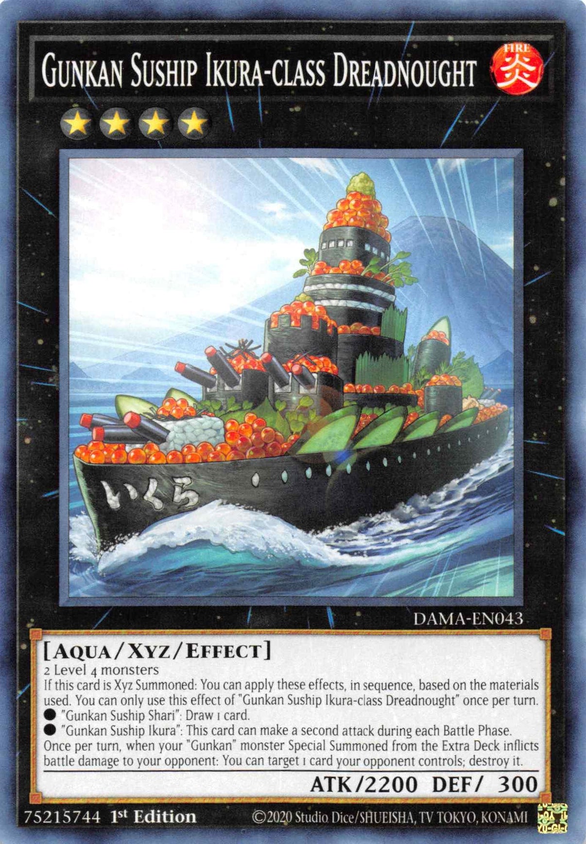 Gunkan Suship Ikura-class Dreadnought [DAMA-EN043] Common - POKÉ JEUX