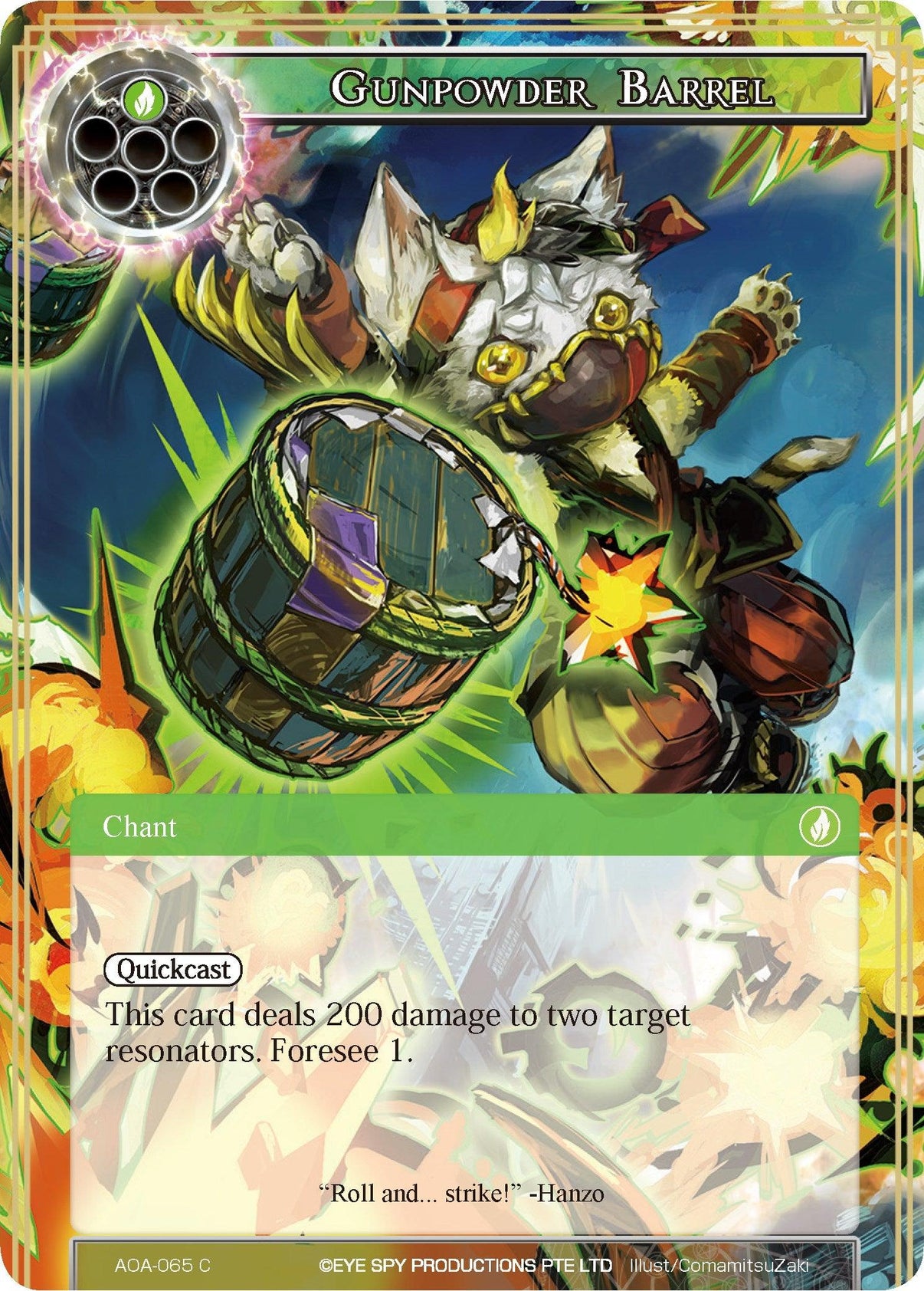 Gunpowder Barrel (AOA-065) [Awakening of the Ancients] - POKÉ JEUX