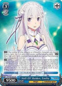 Half-Elf Maiden, Emilia (RZ/S46-E061 RR) [Re:ZERO] - POKÉ JEUX