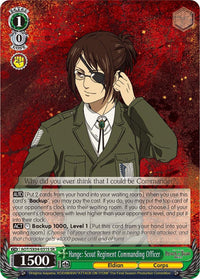Hange: Scout Regiment Commanding Officer (Foil) [Attack On Titan: Final Season] - POKÉ JEUX
