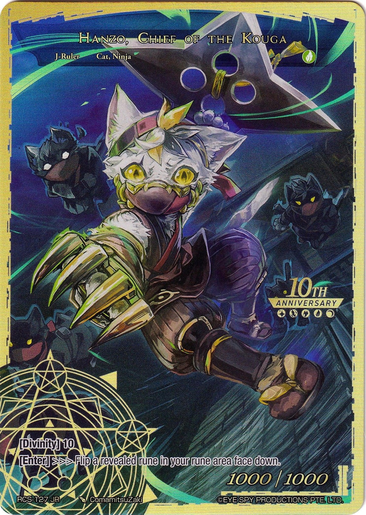 Hanzo // Hanzo, Chief of the Kouga (RCS-127 JR) [10th Anniversary: Ruler Collection Set] - POKÉ JEUX