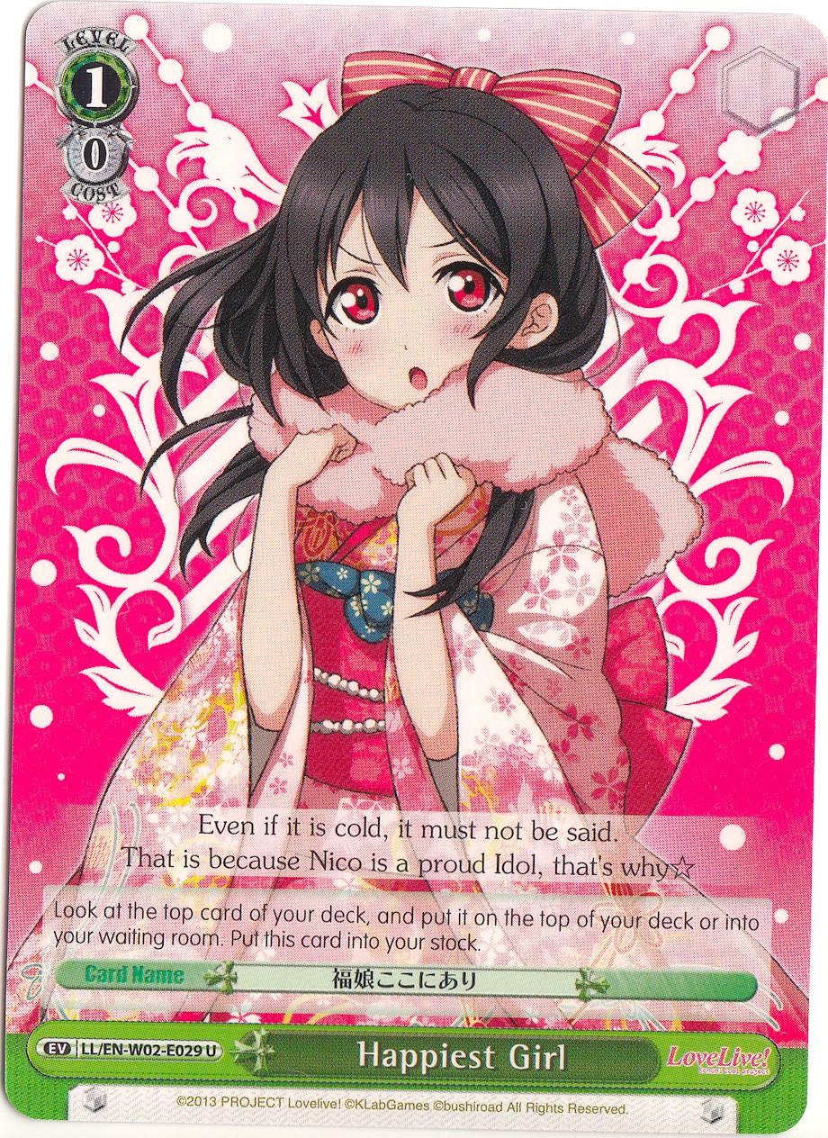 Happiest Girl (LL/EN-W02-E029 U) [Love Live! DX Vol.2] - POKÉ JEUX