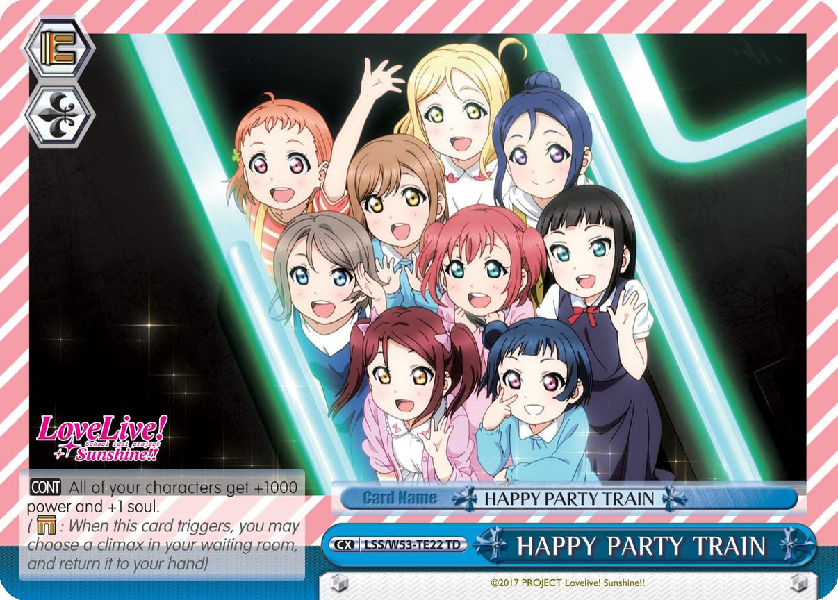 HAPPY PARTY TRAIN (LSS/W53-TE22 TD) [Love Live! Sunshine!! Extra Booster] - POKÉ JEUX