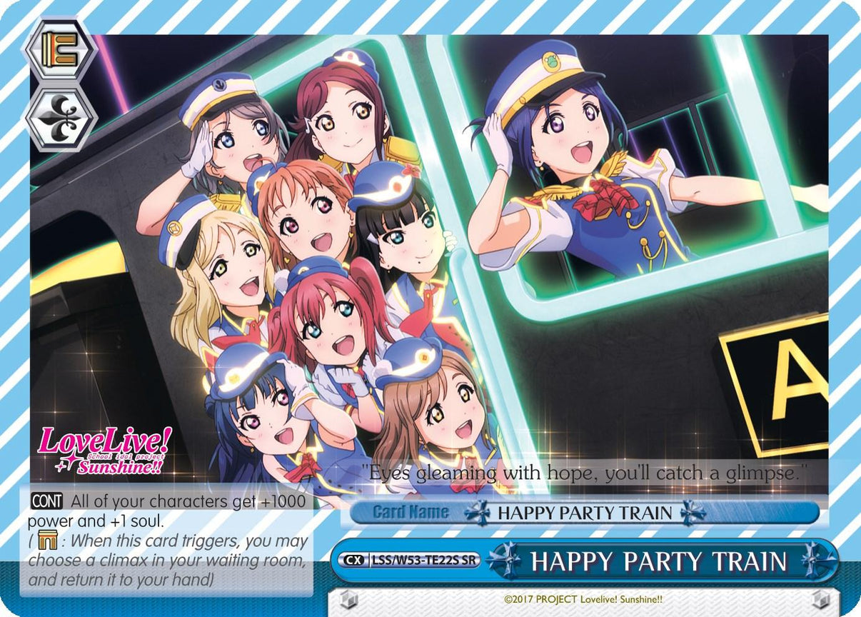 HAPPY PARTY TRAIN (LSS/W53-TE22S SR) [Love Live! Sunshine!! Extra Booster] - POKÉ JEUX