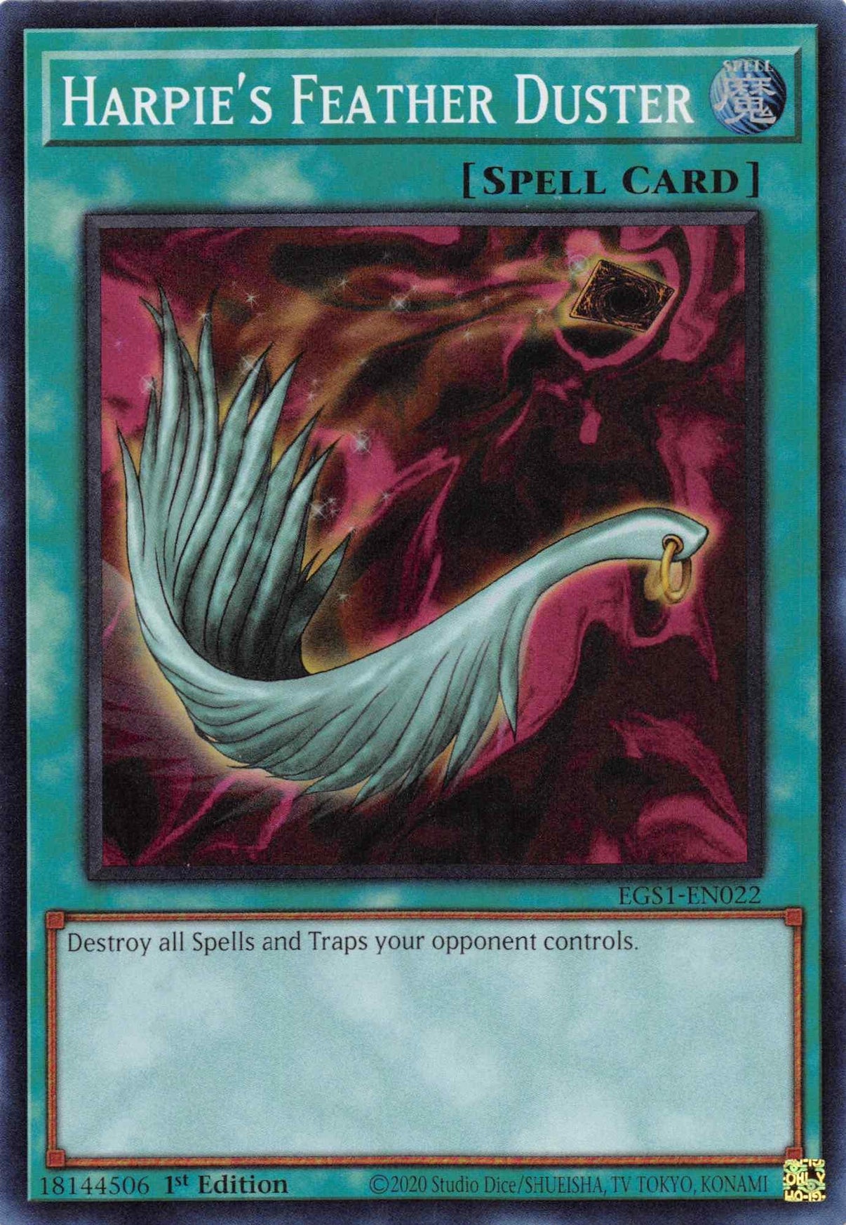 Harpie's Feather Duster [EGS1-EN022] Super Rare - POKÉ JEUX