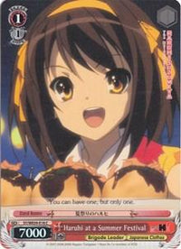 Haruhi at a Summer Festival (SY/WE09-E18) (Foil) [The Melancholy of Haruhi Suzumiya Extra Booster] - POKÉ JEUX