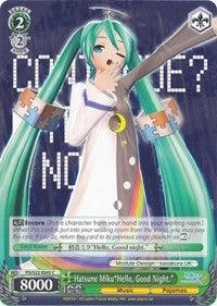 Hatsune Miku"Hello, Good Night." (PD/S22-E045 C) [Hatsune Miku -Project DIVA- f] - POKÉ JEUX