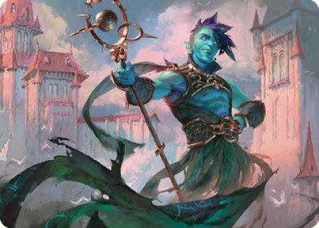 Haughty Djinn Art Card [Dominaria United Art Series] - POKÉ JEUX