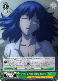 Having a Nightmare, Sakura (FS/S64-E049 C) [Fate/Stay Night [Heaven's Feel]] - POKÉ JEUX