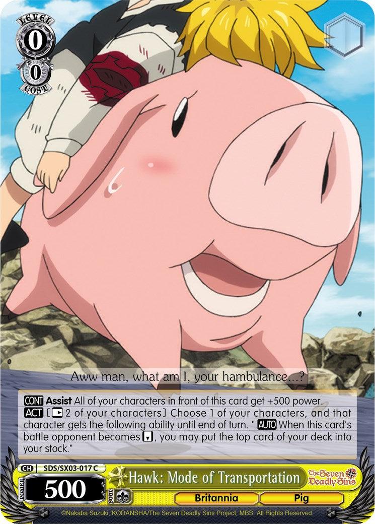 Hawk: Mode of Transportation (SDS/SX03-017 C) [The Seven Deadly Sins] - POKÉ JEUX