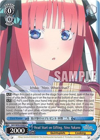 Head Start on Gifting, Nino Nakano (5HY/W90-E088 U) [The Quintessential Quintuplets 2] - POKÉ JEUX