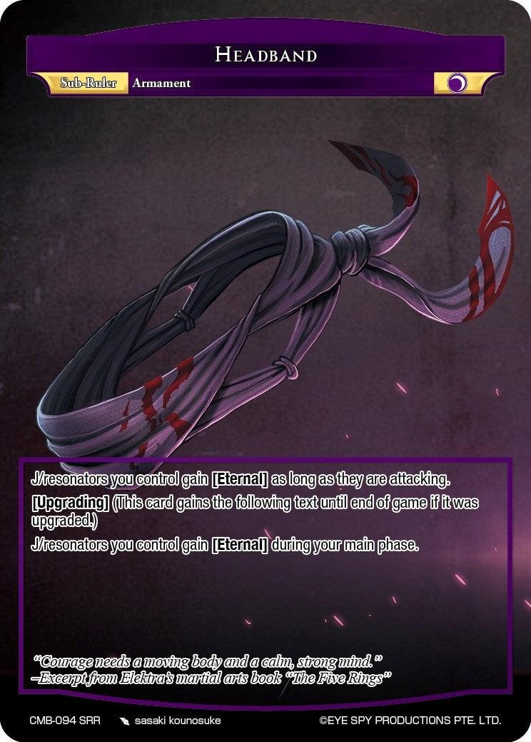 Headband (CMB-094 SRR) [Crimson Moon's Battleground] - POKÉ JEUX