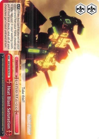 Heat Blast Saturation (AW/S43-E076 CC) [Accel World -Infinite Burst-] - POKÉ JEUX