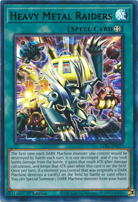 Heavy Metal Raiders (Green) [LDS1-EN077] Ultra Rare - POKÉ JEUX