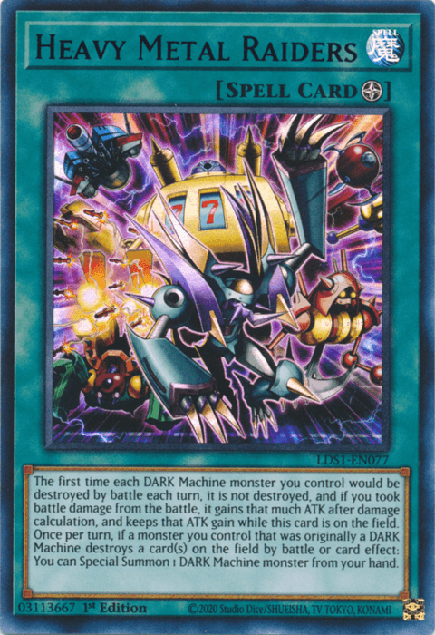 Heavy Metal Raiders (Purple) [LDS1-EN077] Ultra Rare - POKÉ JEUX