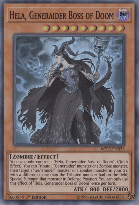 Hela, Generaider Boss of Doom [MYFI-EN032] Super Rare - POKÉ JEUX