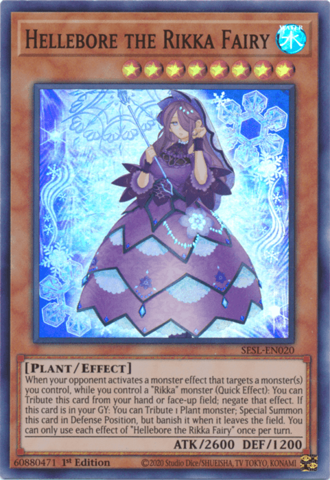 Hellebore the Rikka Fairy [SESL-EN020] Super Rare - POKÉ JEUX