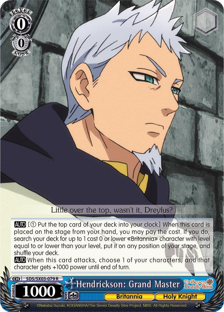 Hendrickson: Grand Master (SDS/SX03-079 R) [The Seven Deadly Sins] - POKÉ JEUX