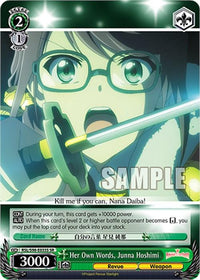 Her Own Words, Junna Hoshimi (RSL/S98-E035S SR) [Revue Starlight The Movie] - POKÉ JEUX