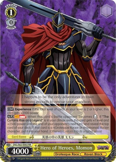 Hero of Heroes, Momon (OVL/S62-E002 RR) [Nazarick: Tomb of the Undead] - POKÉ JEUX