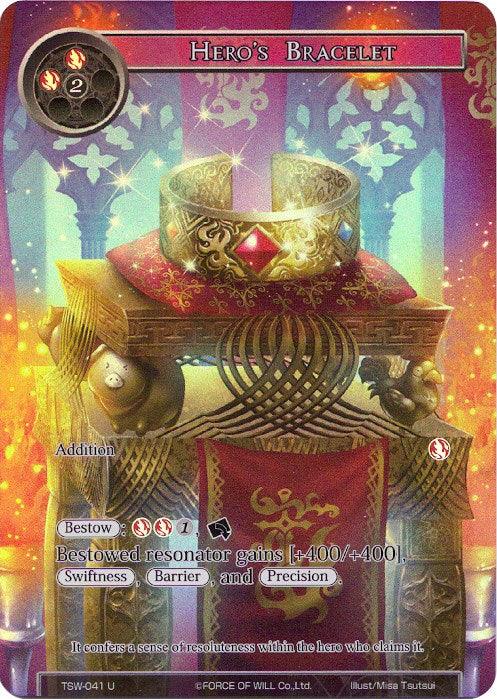 Hero's Bracelet (Full Art) (TSW-041) [The Time Spinning Witch] - POKÉ JEUX