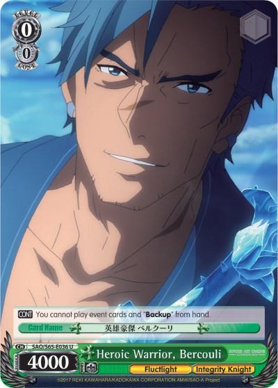 Heroic Warrior, Bercouli (SAO/S65-E036 U) [Sword Art Online -Alicization-] - POKÉ JEUX