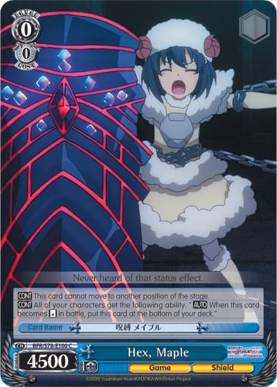 Hex, Maple (BFR/S78-E100 C) [BOFURI: I Don't Want to Get Hurt, so I'll Max Out My Defense] - POKÉ JEUX
