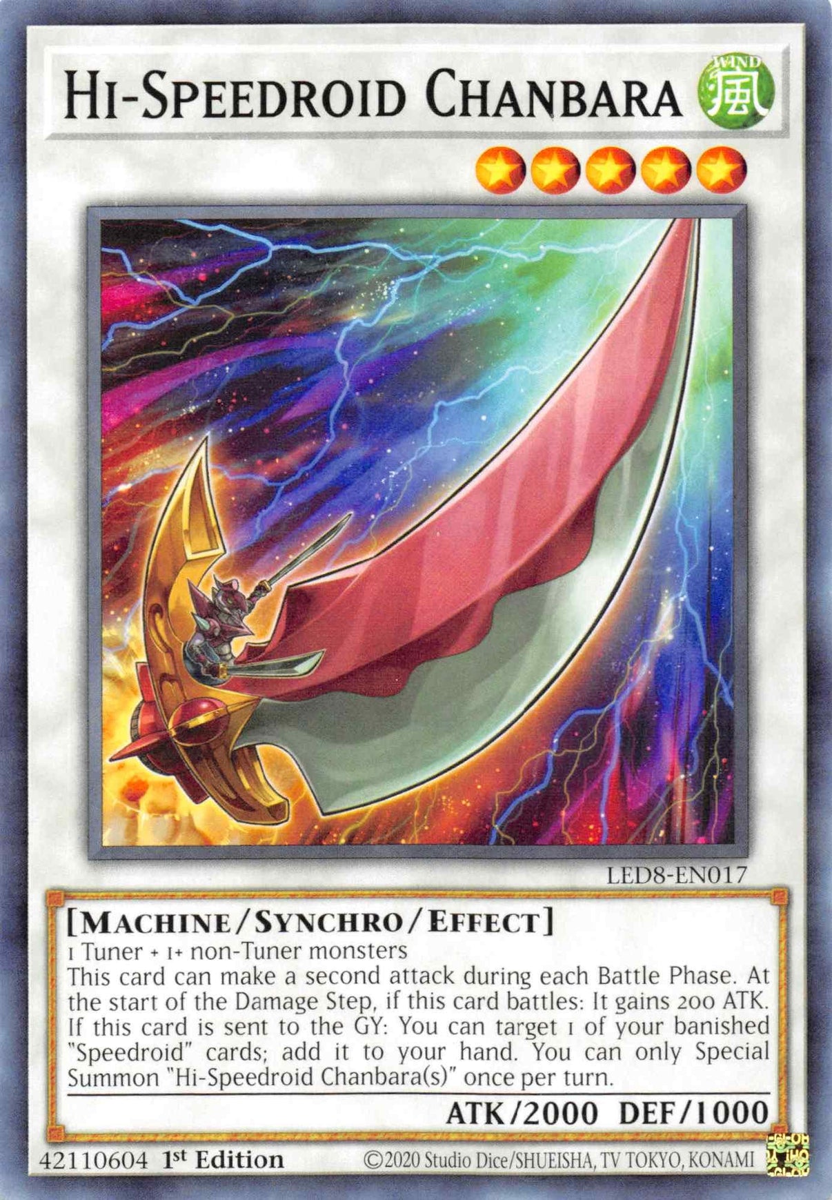Hi-Speedroid Chanbara [LED8-EN017] Common - POKÉ JEUX