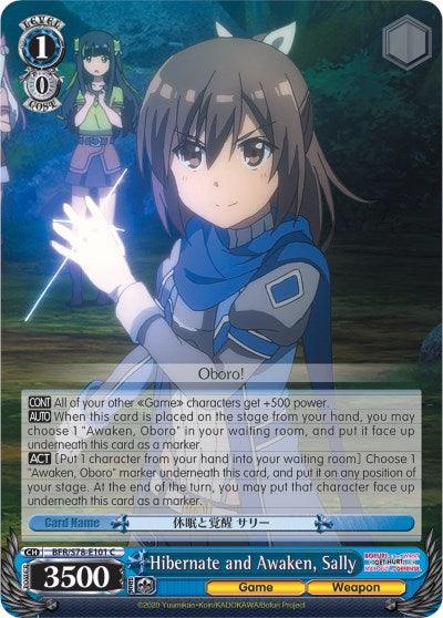 Hibernate and Awaken, Sally (BFR/S78-E101 C) [BOFURI: I Don't Want to Get Hurt, so I'll Max Out My Defense] - POKÉ JEUX