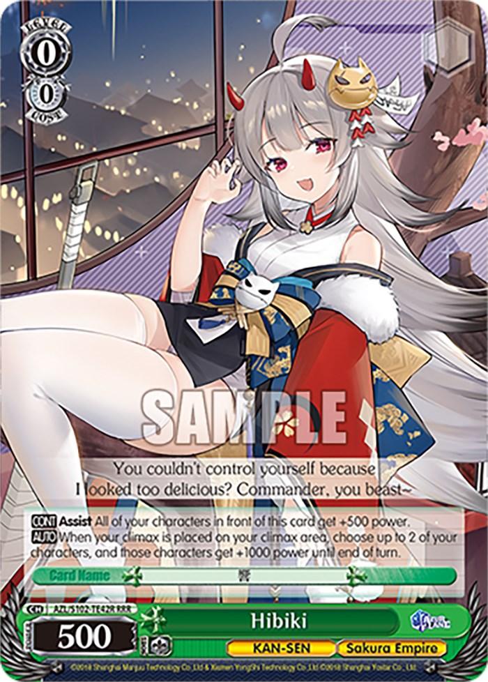 Hibiki (AZL/S102-TE42R RRR) [Azur Lane] - POKÉ JEUX