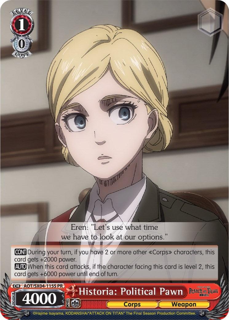 Historia: Political Pawn (Foil) [Attack On Titan: Final Season] - POKÉ JEUX