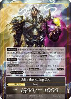 Hoenir, the Bishop God // Odin, the Ruling God (3-130/J) [The Shaft of Light of Valhalla] - POKÉ JEUX
