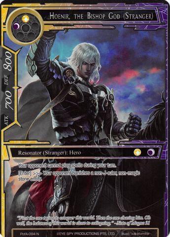 Hoenir, the Bishop God (Stranger) (Full Art) (PofA-094) [Alice Origin IV: Prologue of Attoractia] - POKÉ JEUX