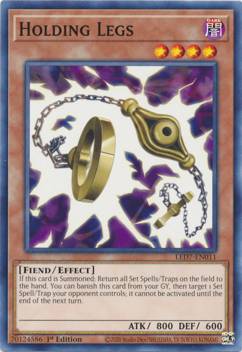 Holding Legs [LED7-EN011] Common - POKÉ JEUX