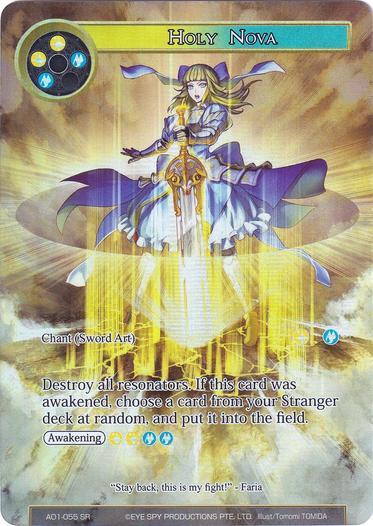 Holy Nova (Full Art) (AO1-055) [Alice Origin] - POKÉ JEUX