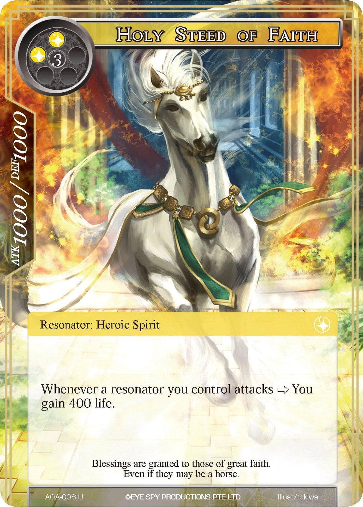 Holy Steed of Faith (AOA-008) [Awakening of the Ancients] - POKÉ JEUX