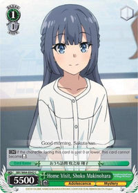 Home Visit, Shoko Makinohara (SBY/W64-E042 C) [Rascal Does Not Dream of Bunny Girl Senpai] - POKÉ JEUX