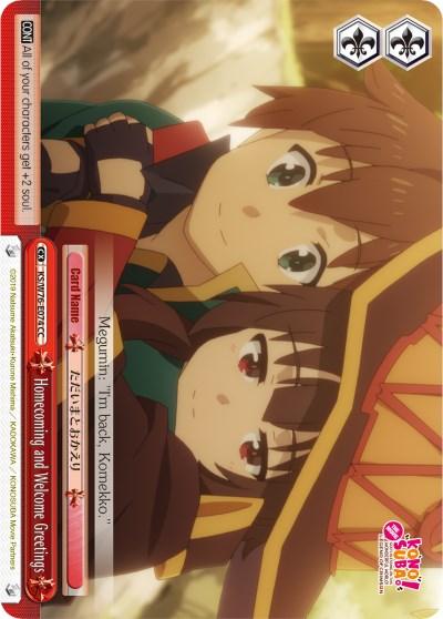 Homecoming and Welcome Greetings (KS/W76-E074 CC) [KonoSuba The Movie: Legend of Crimson] - POKÉ JEUX