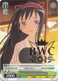 Homura in Archery Uniform (MM/W35-PE01 PR) (Promo) [Puella Magi Madoka Magica the Movie -Rebellion-] - POKÉ JEUX