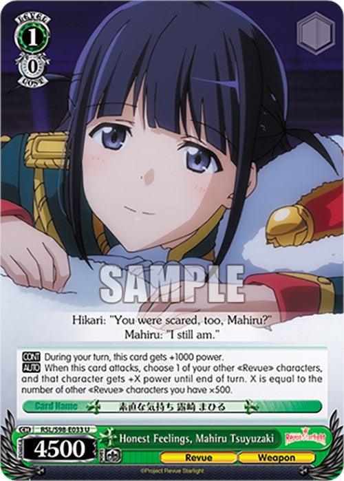 Honest Feelings, Mahiru Tsuyuzaki (RSL/S98-E033 U) [Revue Starlight The Movie] - POKÉ JEUX