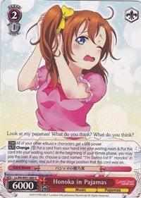 Honoka in Pajamas (LL/EN-W01-080 U) [Love Live! DX] - POKÉ JEUX
