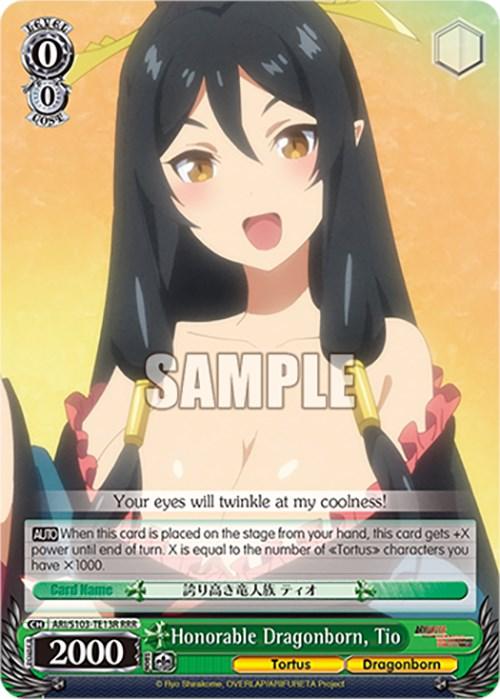 Honorable Dragonborn, Tio (ARI/S103-TE13R RRR) [Arifureta: From Commonplace to World's Strongest] - POKÉ JEUX