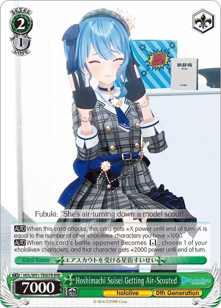 Hoshimachi Suisei Getting Air-Scouted (HOL/W91-TE007R RRR) [hololive production] - POKÉ JEUX