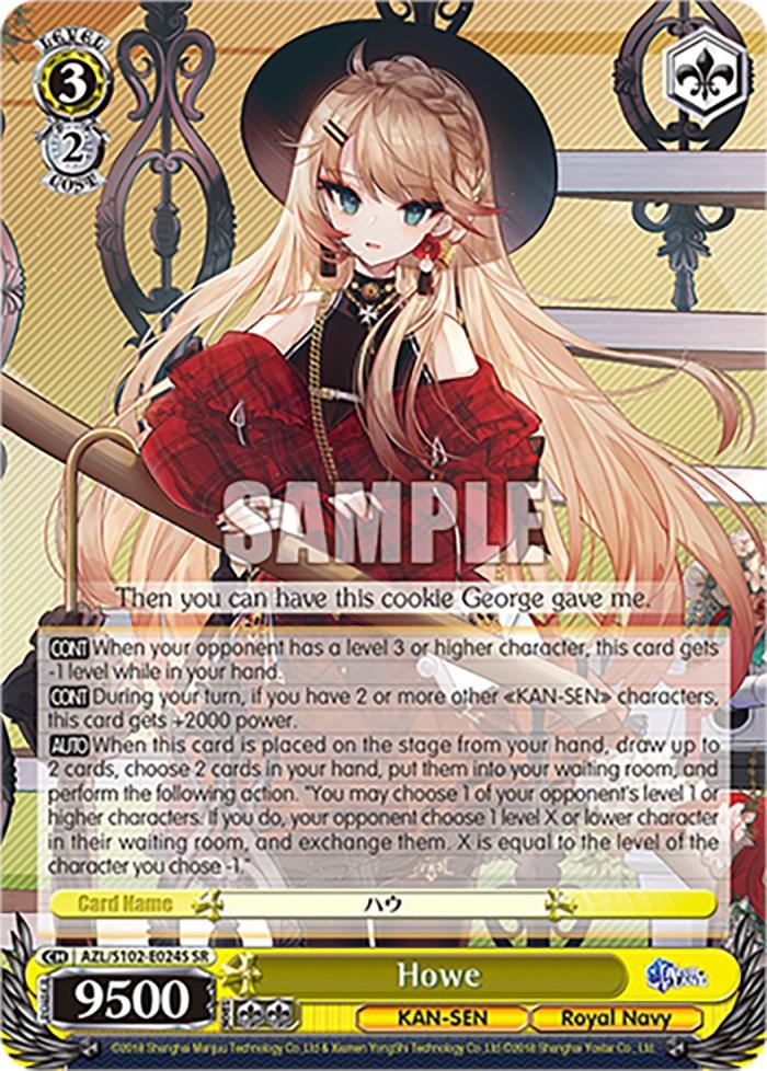 Howe (AZL/S102-E024S SR) [Azur Lane] - POKÉ JEUX